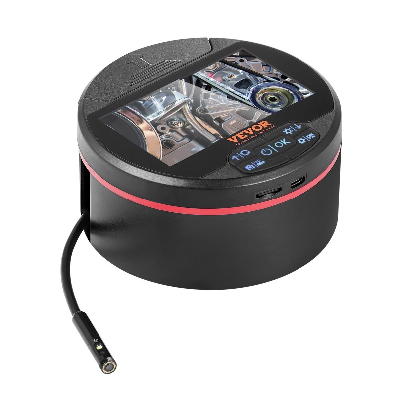 Endoskooppikamera kolmilinsinen 8mm IP67 kamerapää 5m kaapeli 4,3 tuuman IPS-näyttö