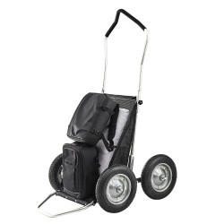 Taittuva metsästyskärry alumiiniseos ja sinkitty teräsrunko 227 kg kantavuus nelirenkaat