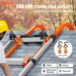 Kattokoukut hiiliterästä 2 kpl 226,8 kg kantavuus kumipäällysteinen T-tanko pyörällä