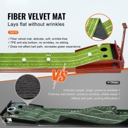 Puttialusta kaksireikäinen sisäkäyttöön hienokuitumatolla massiivipuinen alusta magneettisella pallonpalautuksella kolmella