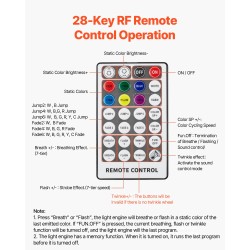 Kuituoptinen tähtitaivasvalosarja 150 kpl 1,98 m kuidut RGBW 16W Bluetooth-ohjaus