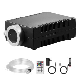 Kuituoptinen tähtitaivasvalosarja 150 kpl 1,98 m kuidut RGBW 16W Bluetooth-ohjaus