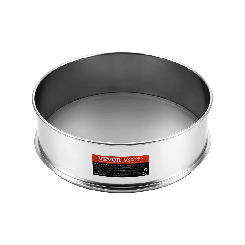 Hienojakoinen jauhoseula ruostumattomasta teräksestä halkaisija 320 mm verkkokoko 80 leivontaan ja ruoanlaittoon