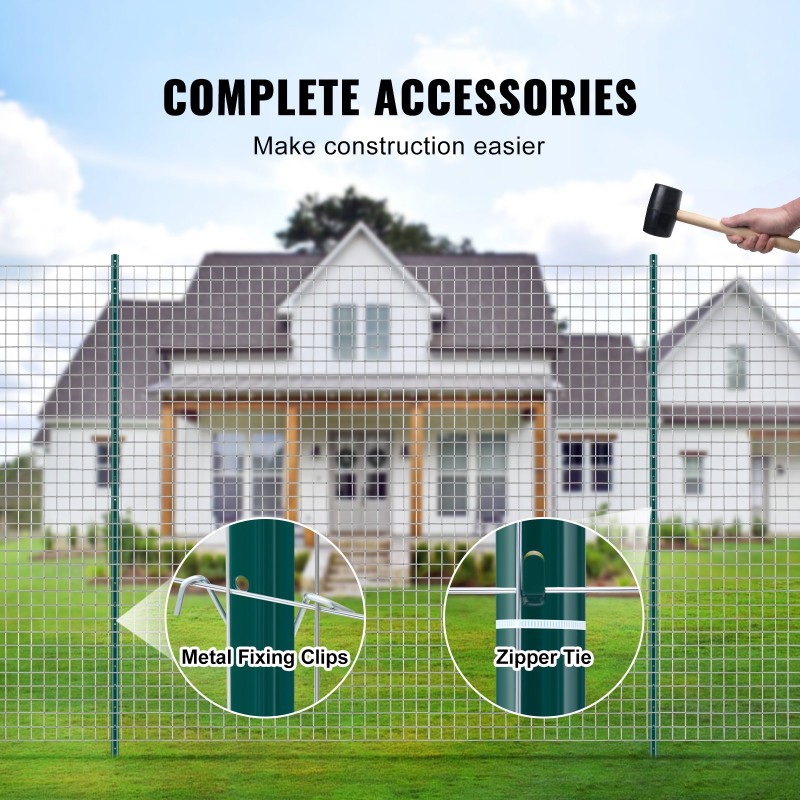 U-profiiliset teräsaitapaalut 2 mm 213 cm 10 kpl jauhemaalatut vihreät