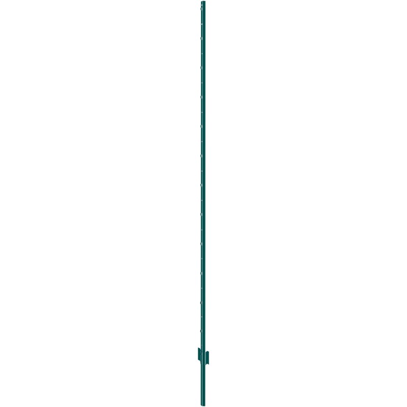 U-profiiliset teräsaitapaalut 2 mm 213 cm 10 kpl jauhemaalatut vihreät