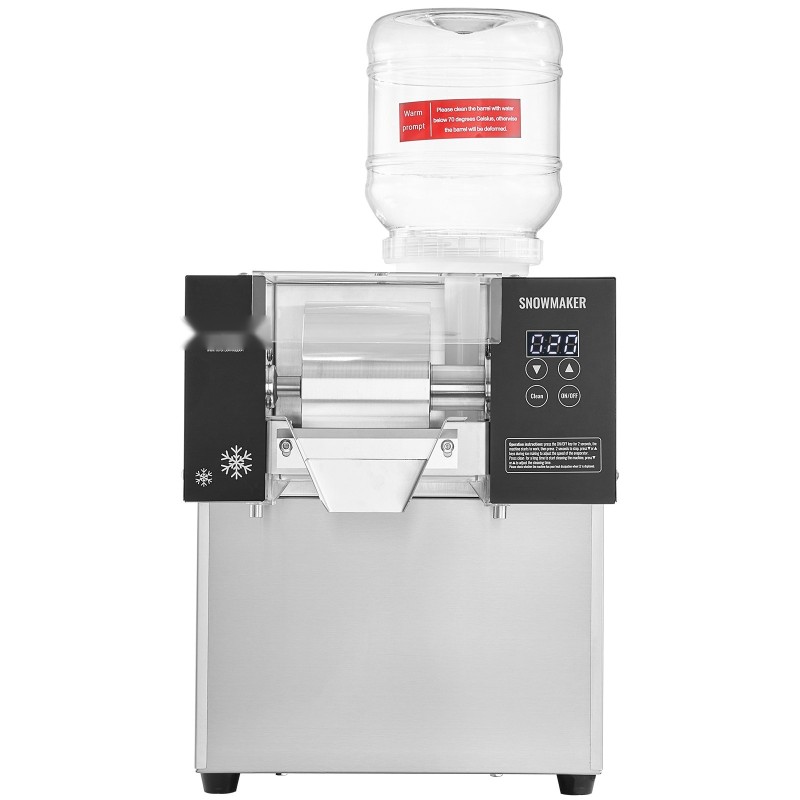 Lumihiutalejääkone ruostumaton teräs 125 kilogrammaa vuorokaudessa ilmajäähdytys ammattikäyttöön