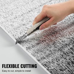 Lämpöeristerulla heijastava kaksipuolinen alumiinifolio EPE-vaahto 1220x7620 mm 3,2 mm