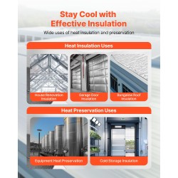 Kaksipuolinen heijastava eristerulla alumiinifoliolla ja ilmakuplilla 6 mm 1,22 x 30,48 m