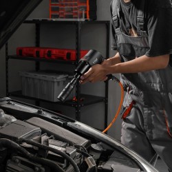 Pyöränmutterihylsysarja 1/2-tuuman veto CR-MO-teräs 6-kulmainen 4 kokoa 3 tuuman jatkovarsi säilytyskotelolla