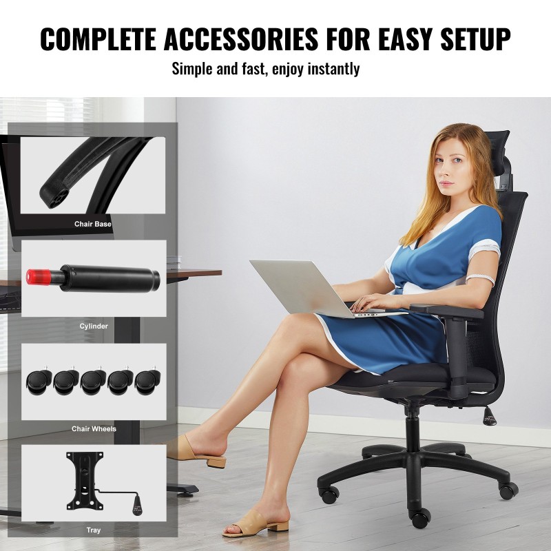 Toimistotuolin viisijalkainen jalkaristikko 710 mm halkaisija 1134 kg kantavuus 100 mm iskunpituus