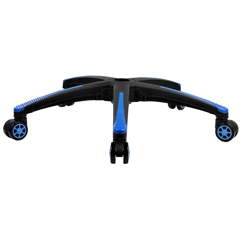 Toimistotuolin viisisakarainen jalusta 710 mm halkaisija 5 pyörää 1134 kg kantavuus