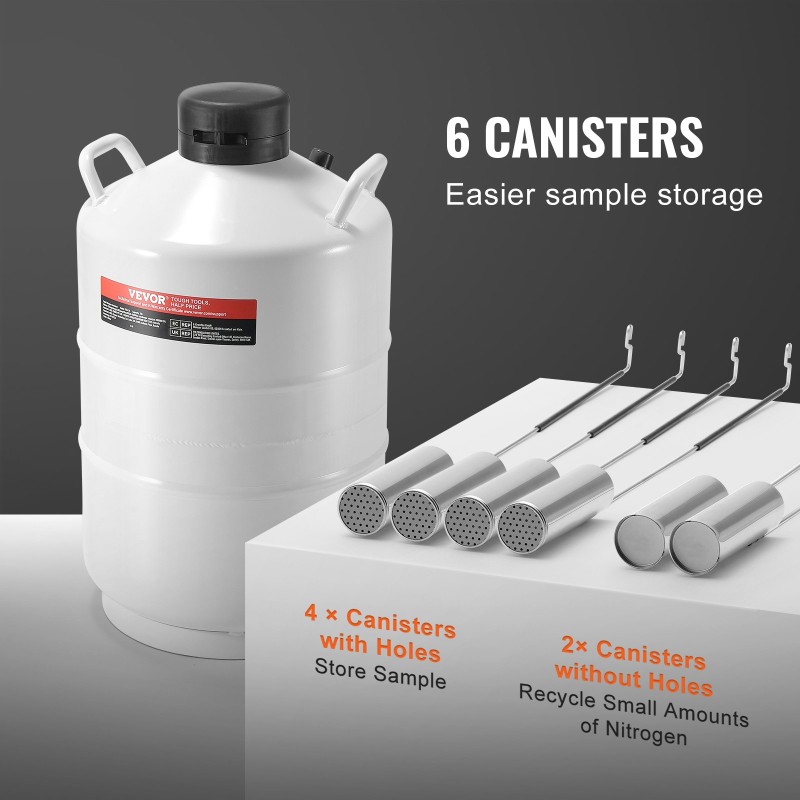 Nestetypensäiliö ilmailulaatuinen alumiiniseos 20 litraa tyhjiöeristetty 6 sisäsäiliötä kantolaukku olkahihnoilla