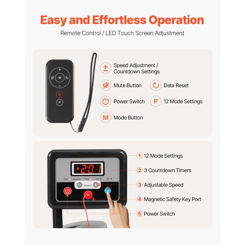 Sähköinen koirien juoksumatto hiiliteräsrunko Oxford-kangas juoksupinnalla kolmella kallistustasolla keskikokoisille koirille