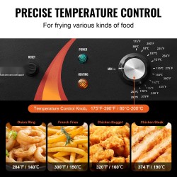 Uppopaistin pöytämalli ruostumaton teräs 11,5 l 3100 W ammattikäyttöön