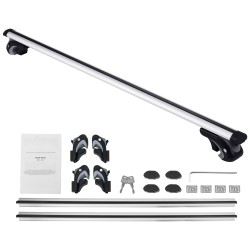 Kattotelineen poikkitangot pituus 132 cm 2 kpl korotetuille kattokaiteille