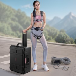 Kovakotelo polypropeenista 3,5 kuutiojalkaa IP67 vesitiivis pyörillä muokattavalla vaahtosisuksella