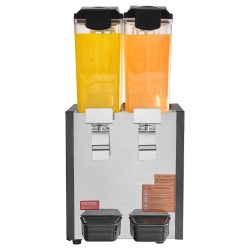 Kaksisäiliöinen kylmäjuoma annostelija 2 säiliötä 10 l ravintoloihin baareihin