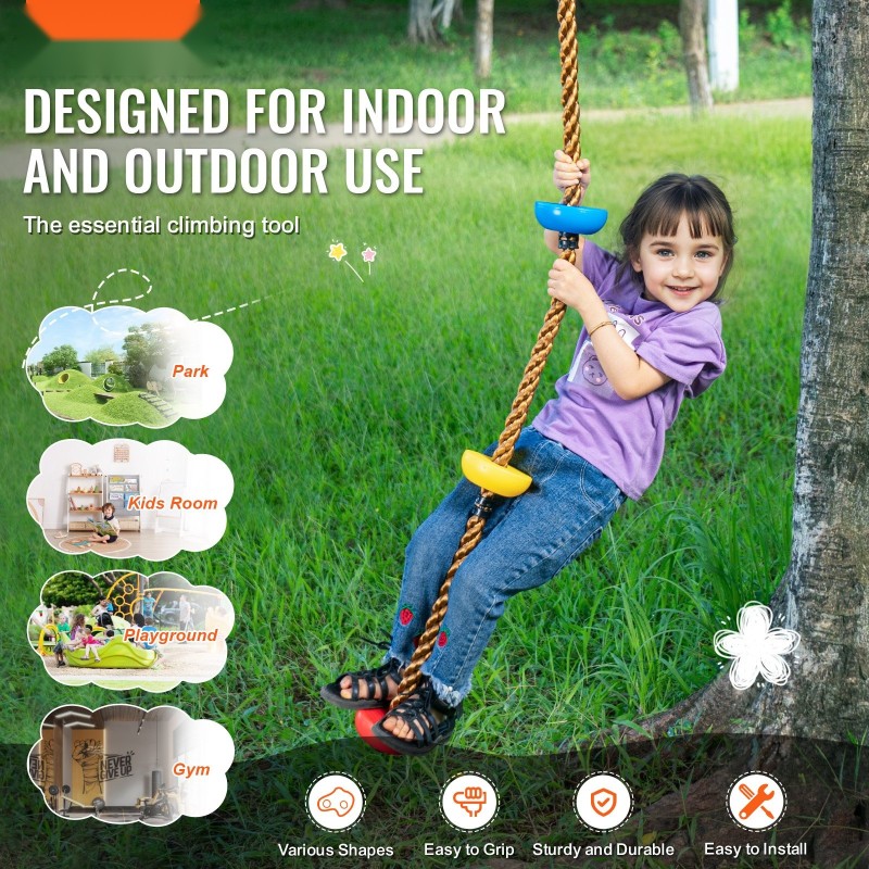 Kiipeilyotteet 32 kpl PP-kopolymeeri erikokoiset värilliset sisä- ja ulkokäyttöön