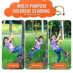 Kiipeilyotteet 32 kpl PP-kopolymeeri erikokoiset värilliset sisä- ja ulkokäyttöön