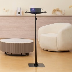 Lattiamallinen projektoriteline säädettävä 770–1610 mm muovitarjotin rautalevypohja 8,5 kg kantavuus