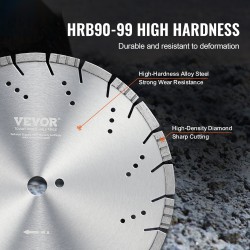 Timanttilaikka seospohjainen 350 mm 25,4 mm keskireikä märkä- ja kuivaleikkaukseen