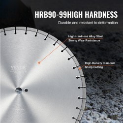 Timanttilaikka 350 mm 3 kpl 12 mm timanttisegmentti 25,4 mm keskireikä betonille