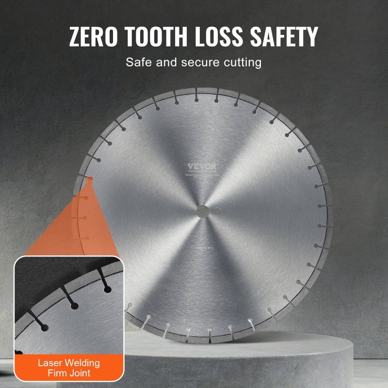 Timanttilaikka 350 mm 3 kpl 12 mm timanttisegmentti 25,4 mm keskireikä betonille