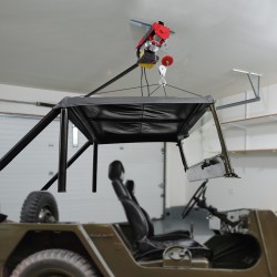 Sähkökäyttöinen vaijerivinssi seosteräksinen runko 200 kg langaton ja langallinen ohjaus