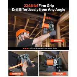 Matalaprofiilinen magneettiporakone metallirunko 1300W 35 mm poraushalkaisija 10000N magneettivoima 19 mm varsi