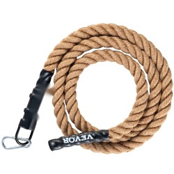 Kiipeilyköysi juuttikuitua 3,05 m 38 mm halkaisija kuntosalitreeniin