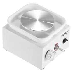 Sähköinen savenvalupyörä 0 320 kierrosta minuutissa irrotettava allas 2 56 ja 3 94 tuuman lautaset