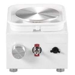 Sähköinen savenvalupyörä 0-320 kierrosta minuutissa irrotettava allas 2,56 ja 3,94 tuuman lautaset