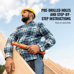 Puinen leikkimökki cedarmännystä ulkokäyttöön 2–10-vuotiaille liukumäki tikkaat kiipeilyseinä piknikpöytä