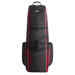 Golf matkalaukku pehmustettu 1800D vedenpitävä Oxford kangas pyörillä taitettava lukittavilla vetoketjuilla