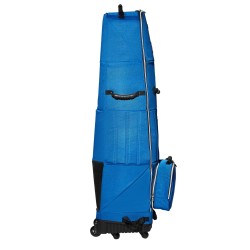 Pehmeäsivuinen golf-matkalaukku 1200D Oxford-kangas vedenpitävä pehmustettu pyörillä taittuva