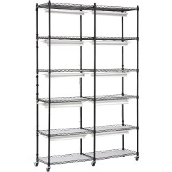 Metallinen kasvatushylly sisäkäyttöön kuusi tasoa kymmenen täysspektristä led valoa kaksisataa watin mekaaninen ajastin