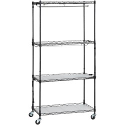 Kasviteline teräsrunko 4 hyllyä 45W LED kasvivalot 3 spektritilaa ajastin 600x350x1265 mm