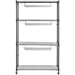 Kasviteline teräsrunko 4 tasoa 90W täyden spektrin sisäkäyttöön