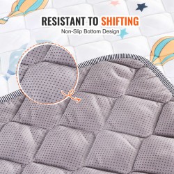 Leikkimatto synteettistä kuitua 150 x 200 cm vauvoille ja taaperoille