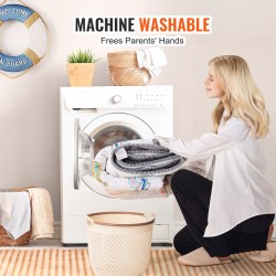 Leikkimatto synteettistä kuitua 150 x 200 cm vauvoille ja taaperoille