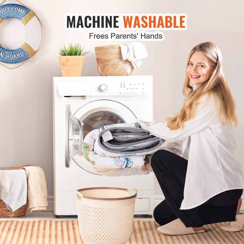 Leikkimatto 127 x 127 cm synteettinen täyte 10 mm taitettava liukumaton pohja