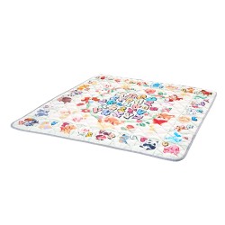 Leikkimatto synteettistä kuitua 1800×2000 mm 20 mm paksu liukumaton konepestävä