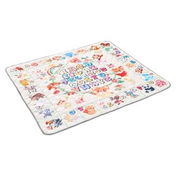 Leikkimatto synteettistä kuitua 1800×2000 mm 20 mm paksu liukumaton konepestävä