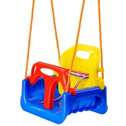 Lapsikeinu kolmikäyttöinen polyeteeni istuin 91 kg kantavuus säädettävät köydet sisä ja ulkokäyttöön