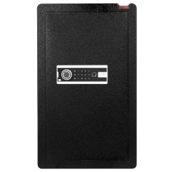 Turvakaappi seosteräksinen 113 l musta kotikäyttöön avain salasana sormenjälkitunnistus