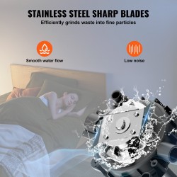 Jauhava WC-järjestelmä 500 watin pumpulla keraamisella istuimella kellariin kolme tuloa kaksitoiminen huuhtelu