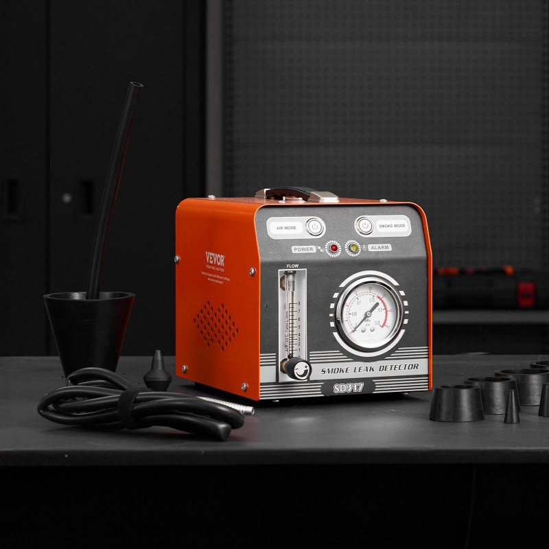 Savuvuototesteri 12 V sisäänrakennetulla ilmapumpulla kaksitilainen paine- ja virtausmittarilla EVAP- ja polttoainejärjestelmiin