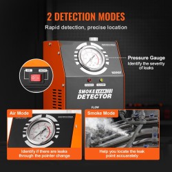 Savukone sisäänrakennetulla ilmapumpulla 12 voltin kaksitilainen EVAP-järjestelmän vuodonilmaisin digitaalinen painemittari ja