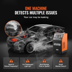 Savutesteri sisäänrakennetulla ilmapumpulla DC12V ilma ja savu autoille moottoripyörille mönkijöille veneille