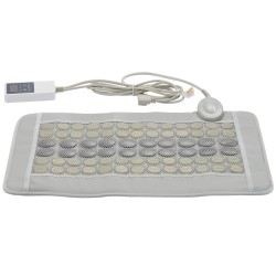 Infrapunalämpötyyny PU-nahka 52 jadekiveä 20 turmaliinikiveä keskikoko selkäkipujen lievitykseen